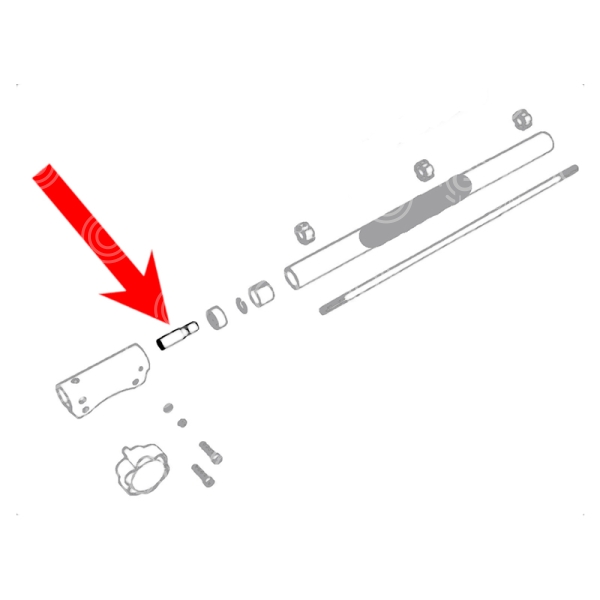 CONECTOR CUADRADO/ESTRIADO