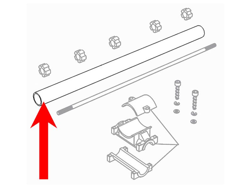 BARRA DE ALUMINIO