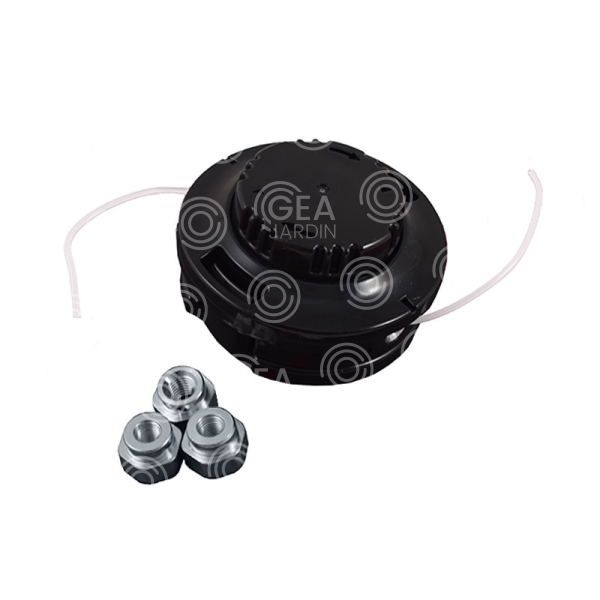 CABEZAL CARGA FACIL OMEGA 106 MM. 25,4 MM. CON 3 ADAPTADORES