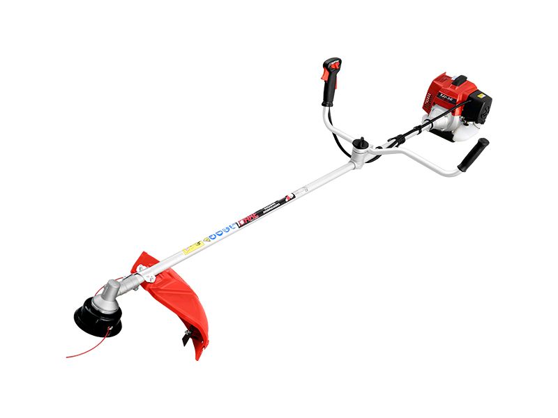 DESBROZADORA MONTMELO TJ 53 - Motor kawasaki TJ 53 - Barra de 28 cm - Se suministra con arnes, disco 3 puntas y carrete de nylon.