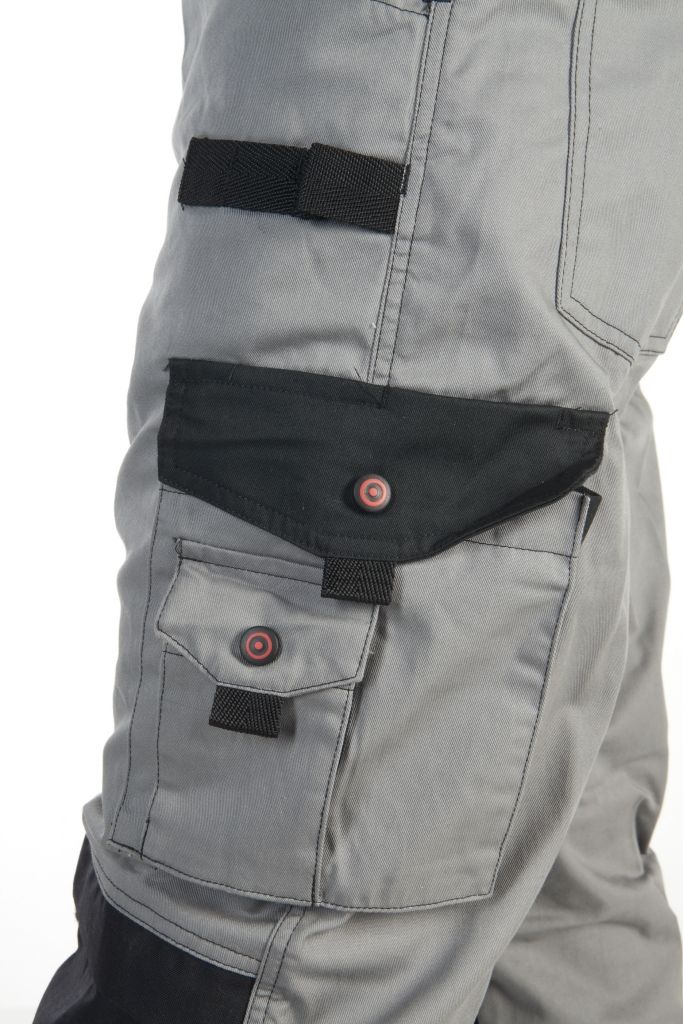 PANTALÓN TEJIDO LIGERO GRIS / NEGRO T1 (40/42)