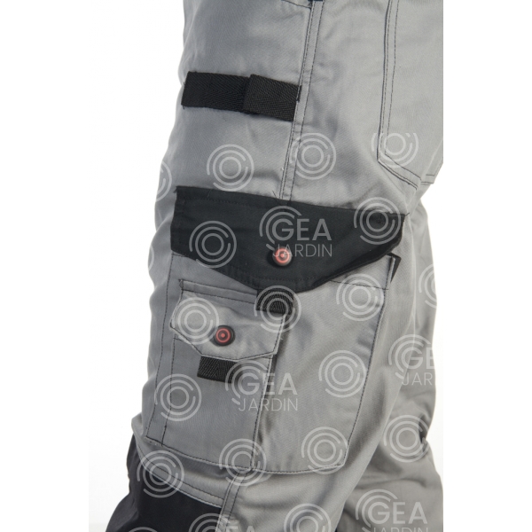 PANTALÓN TEJIDO LIGERO GRIS / NEGRO T3 (48/50)