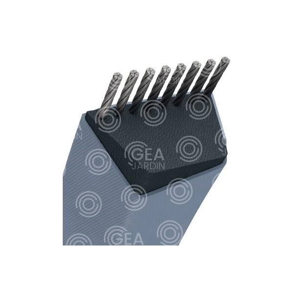 CORREA TRAPEZ.LISA-17X11MM -B99- 17X2659659MM
