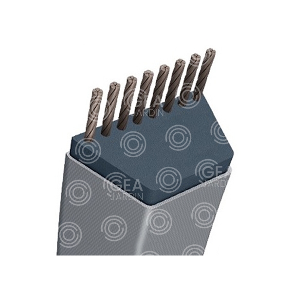 CORREA - 12,5X7,5 MM - LA30 - 12,7 X 781MM